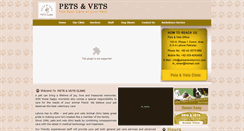 Desktop Screenshot of petsandvetsclinic.com